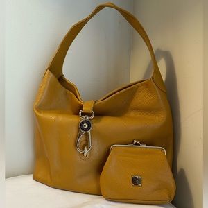 Pebble Grain Small Logo Lock Sac and Coin Purse